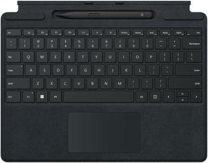 Microsoft Surface Pro Signature Keyboard - keyboard - with touchpad, accelerometer, Surface Slim Pen 2 storage and charging tray - QWERTY - English - black