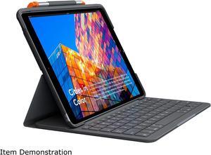 Logitech iPad Keyboard Case Slim Folio for iPad 7th Gen (2019), 8th Gen (2020) - Graphite (920-009473)