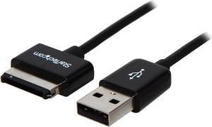 StarTech.com USB2ASDC3M Black 3M USB Cable for Asus Transformer Pad/Eee Pad Charger