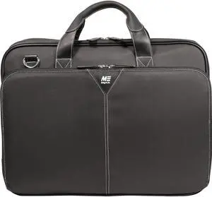 Mobile Edge Black Premium Nylon Laptop Briefcase - 16" PC/17" MacBook Model MEBCNP1