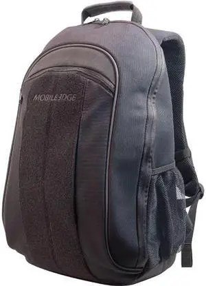 Mobile Edge - Eco-Friendly Cotton Canvas 14.1" Ultrabook or 15" MacBook Backpack - Black