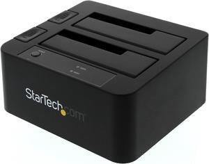 StarTech.com USB 3.0 / eSATA Dual Hard Drive Docking Station with UASP for 2.5/3.5in SATA SSD / HDD – SATA 6 Gbps USB 3.0 Dual Drive Dock