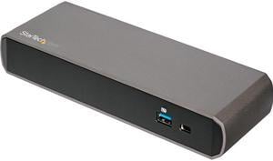 StarTech.com TB3DK2DPPD Dual 4K Monitor Thunderbolt 3 Dock with DisplayPort - 85 W Power Delivery + Charging - Mac & Windows (TB3DK2DisplayPortPD)