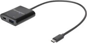 Kensington Black K39100WW PD1000 USB-C 95W Power Delivery Dongle for USB 3.0 (Type A) Docking Stations