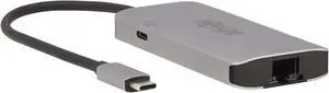 Tripp Lite U460-003-3AGALC USB C Hub USB 3.2 Gen 1 3 USB-A, Gbe Aluminum 100W PD Charging