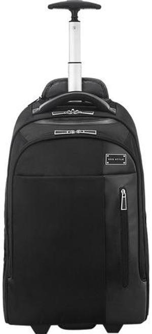 Eco Style Black Tech Executive Rolling Backpack for 17" Laptop Model ETEX-RB17-SCE