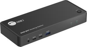 SIIG Black CE-DK0111-S1 Dual Host 4K USB-C KVM MST Docking Station with PD SIIG Black CE-DK0111-S1 Dual Host 4K USB-C KVM MST Docking Station with PD