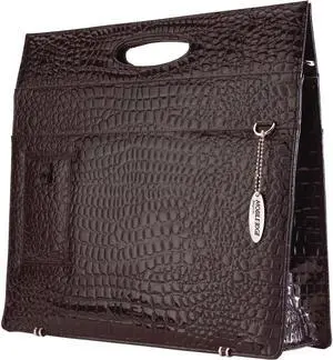 Mobile Edge - Ladies 14.1" Ultrabook or 15" MacBook Briefcase Croc - Espresso