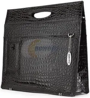 Mobile Edge - Ladies 14.1" Ultrabook or 15" MacBook Briefcase Faux-Croc - Black
