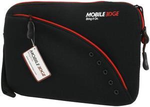 Mobile Edge - SlipSuit - iPad / 8.9" Tablet Neoprene Sleeve - Black w/Red Trim