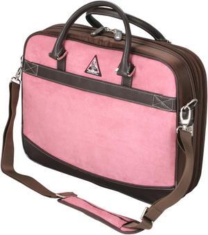 Mobile Edge Pink ScanFast Checkpoint Friendly Element Briefcase - 16" PC/17" Mac Model MESFEBX