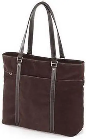 Mobile Edge Chocolate Suede Ultra Tote - 15.4" PC/17" MacBook Model METL08