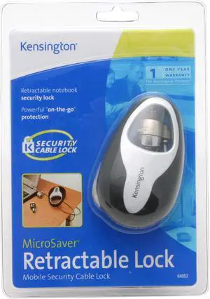 Kensington MicroSaver Retractable Security Cable Lock 64053