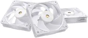 ASUS ProArt PF120 White Edition 3-Pack 120mm PWM Fans, 3000RPM, High Airflow/Static Pressure, Daisy-Chain, Controller ASUS ProArt PF120 White Edition 3-Pack 120mm PWM Fans, 3000RPM, High Airflow/Static Pressure, Daisy-Chain, Controller