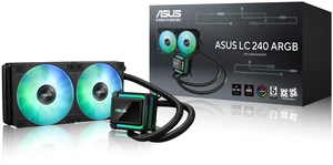ASUS LC 240 ARGB 240mm All-in-One Liquid CPU Cooler, 27mm Slim Radiator, 3000 RPM Pump, Daisy-Chained ARGB Fans, Aura Sync, Intel LGA 1851/1700, AMD AM5/AM4 ASUS LC 240 ARGB 240mm All-in-One Liquid CPU Cooler, 27mm Slim Radiator, 3000 RPM Pump, Daisy-Chained ARGB Fans, Aura Sync, Intel LGA 1851/1700, AMD AM5/AM4