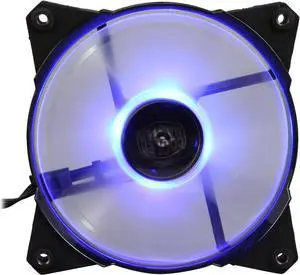 Cooler Master JetFlo 120 - POM Bearing 120mm Blue LED High Performance Silent Fan for Computer Cases, CPU Coolers, and Radiators