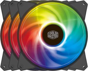 Cooler Master MasterFan MF120R Addressable RGB 120mm Fan, 3 in 1 with ARGB LED Controller, Independently-Controlled LED. R4-120R-203C-R1.