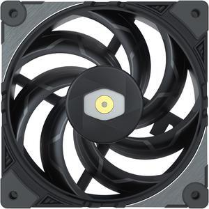 Cooler Master MasterFan SF120M Performance PWM Fan w/ Patented Damping Frame Design Technology, Inter-Connecting Fan Blade, and Anti-Vibration Motor for a Silent Performing Case, CPU Cooler and Liquid