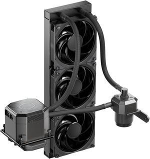 CoolerMaster MasterLiquid ML360 SUB-ZERO, Thermoelectric Cooling (TEC) AIO CPU Liquid Cooler Powered by Intel Cryo Cooling Technology, 2nd Generation Pump, 360 Radiator for Intel LGA 1200
