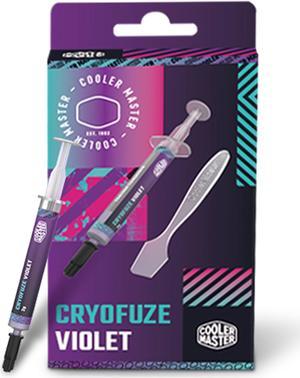 Cooler Master CryoFuze Violet High Performance Thermal Paste, Nanoparticles, High CPU/GPU Conductivity W/m.k= 12.6m, Non Corrosive Formula, -50°C up to 240°C for CPU and GPU Coolers (MGY-NOSG-N07M-R1)