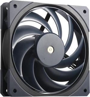 Cooler Master Mobius 120 OC High Performance Interconnecting Ring Blade Fan, PWM Fan Speed Cable Toggle, Metal Motor Hub, Double Ball Bearing  for PC Case, Liquid and Air Cooler (MFZ-M2NN-32NPK-R1)