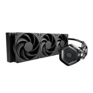Cooler Master Atmos Stealth AIO CPU Liquid Cooler - 360mm Radiator with 3X Mobius PWM Fans, Dual-Chamber Pump, Low Noise, AMD AM5/AM4 & Intel LGA 1851/1700, Black Cooler Master Atmos Stealth AIO CPU Liquid Cooler - 360mm Radiator with 3X Mobius PWM Fans, Dual-Chamber Pump, Low Noise, AMD AM5/AM4 & Intel LGA 1851/1700, Black