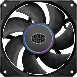 Cooler Master MasterFan M Series 120mm PC Case Fan, LCP Blades, Aluminum Frame, Magnetic Dynamic Bearing, High Static Pressure, Quiet Cooling Cooler Master MasterFan M Series 120mm PC Case Fan, LCP Blades, Aluminum Frame, Magnetic Dynamic Bearing, High Static Pressure, Quiet Cooling
