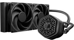 Cooler Master Atmos II Stealth 240 AIO Liquid CPU Cooler, Thicker Radiator AMD AM5/AM4 & Intel LGA1851/1700 Support Cooler, VRM Fan Kit, Dual Chamber Pump, Quiet Mobius 120P PWM Fan, Easy Installation Cooler Master Atmos II Stealth 240 AIO Liquid CPU Cooler, Thicker Radiator AMD AM5/AM4 & Intel LGA1851/1700 Support Cooler, VRM Fan Kit, Dual Chamber Pump, Quiet Mobius 120P PWM Fan, Easy Installation