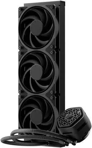 Cooler Master Atmos II Stealth 360 AIO Liquid CPU Cooler, Thicker Radiator, AMD AM5/AM4 & Intel LGA1851/1700 Support Cooler, 360mm, VRM Cooling Fan, Mobius 120P Fan Cybenetics AF Titanium SP Platinum Cooler Master Atmos II Stealth 360 AIO Liquid CPU Cooler, Thicker Radiator, AMD AM5/AM4 & Intel LGA1851/1700 Support Cooler, 360mm, VRM Cooling Fan, Mobius 120P Fan Cybenetics AF Titanium SP Platinum