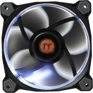Thermaltake Riing 12 Series High Static Pressure 120mm Circular White LED Ring Case/Radiator Fan CL-F038-PL12WT-A