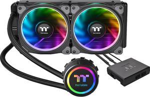 Thermaltake Floe AIO Riing RGB 240 TT Premium Edition PWM TR4 LGA2066 Ready Liquid Cooling System CL-W157-PL12SW-A LGA 1700 Compatible