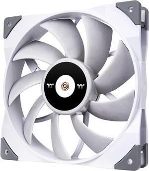 Thermaltake ToughFan 12 White High Static Pressure 2000 PWM, Metal-Reinforced Motor Hub, Gen.2 Hydraulic Bearing 120mm Case/Radiator Fan (Single Pack) CL-F117-PL12WT-A