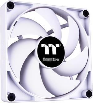 Thermaltake CT120 PC Cooling Fan White (2-Fan Pack), Daisy-Chain design, Fan speeds up to 2000 RPM, 120 mm Hydraulic bearing fan, Anti-vibration mounting, CL-F151-PL12WT-A