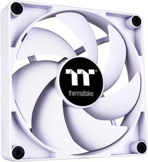 Thermaltake CT140 PC Cooling Fan White (2-Fan Pack), Daisy-Chain design, Fan speeds up to 1500 RPM, 140 mm Hydraulic bearing fan, Anti-vibration mounting, CL-F152-PL14WT-A