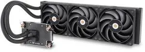 Thermaltake AW360 Liquid Cooler; Intel LGA 4677 - AMD sTR5/SP6; 360mm Radiator; 3x120mm 500~2000rpm PWM Toughfan Pro; Nickel-Plated Copper Block; Black; CL-W450-PL12BL-A
