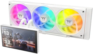 Thermaltake ST360 Ultra ARGB CPU Liquid Cooler with Detachable Display Snow CL-W494-PL12SW-A Thermaltake ST360 Ultra ARGB CPU Liquid Cooler with Detachable Display Snow CL-W494-PL12SW-A