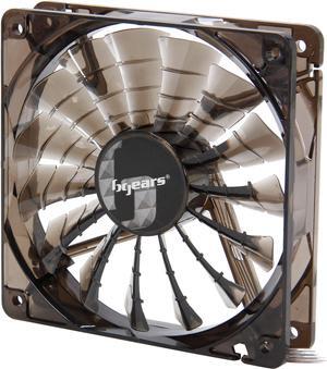 Bgears b-PWM 120 Translucent Black 15 Blades 2 Ball Bearing PWM fan with 500 to 2000 RPM, 110 CFM, 37.3dBA