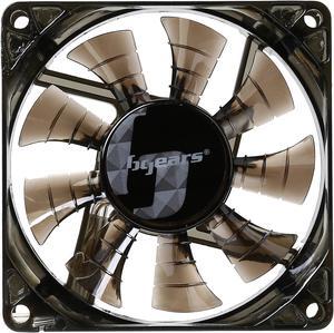 Bgears b-PWM 80 Translucent Black 2 ball Bearing PWM fan with  500 to 4000RPM, 78CFM, 37dba