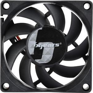 Bgears b-Blaster 70mm 2 ball bearing High speed 4500 RPM High Airflow 48 CFM 3pin 3wire 12VDC fan.