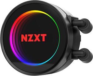 NZXT Kraken X52 240mm - All-In-One RGB CPU Liquid Cooler - CAM-Powered - Infinity Mirror Design - Performance Engineered Pump - Reinforced Extended Tubing - Aer P120mm Radiator Fan (2 Included)