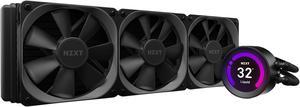 NZXT Kraken Z Series Z73 360mm - RL-KRZ73-01 - AIO RGB CPU Liquid Cooler - Customizable LCD Display - Improved Pump - Powered by CAM V4 - RGB Connector - Aer P 120mm Radiator Fans LGA 1700 Compatible