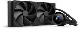 NZXT KRAKEN PLUS 280 MM AIO LIQUID COOLER WITH 1.54" LCD & STATIC PRESSURE FANS