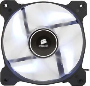 Corsair Air Series AF120 LED 120mm Quiet Edition High Airflow Fan Single Pack - White (CO-9050015-WLED)