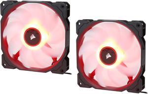 Corsair AF Series AF140 LED (2018) CO-9050089-WW 140mm Red LED Case Fan, 2-Pack