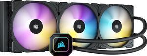 CORSAIR iCUE H170i ELITE CAPELLIX Liquid CPU Cooler - 33 Dynamic RGB LEDs - 140mm Fans - 420mm Radiator - COMMANDER CORE Smart Lighting Controller -CORSAIR iCUE Software Compatible LGA 1700 Compatible