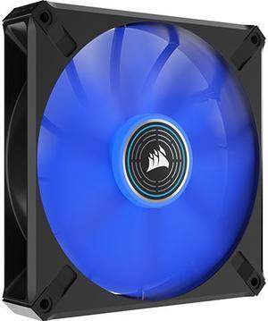 CORSAIR ML140 LED ELITE Blue Premium 140mm PWM Magnetic Levitation Fan - Black