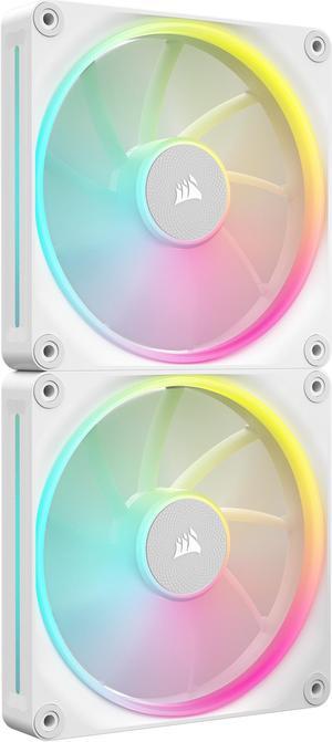 CORSAIR LX RGB Series, iCUE LINK LX140 RGB White, 140mm Fan, Dual Pack