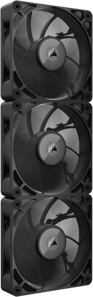 CORSAIR iCUE LINK RX120 MAX 120mm PWM Thick Fans - Starter Kit – High Static Pressure Fan  – Up to 2,000 RPM – 30mm Thickness – iCUE LINK System Hub Included