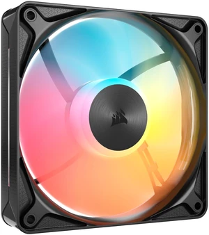 CORSAIR RS120 II ARGB 120mm PWM Fan - Daisy-Chain Connectivity - Magnetic Dome Bearing - AirGuide Technology - 8x RGB LEDs - Zero RPM Mode CORSAIR RS120 II ARGB 120mm PWM Fan - Daisy-Chain Connectivity - Magnetic Dome Bearing - AirGuide Technology - 8x RGB LEDs - Zero RPM Mode