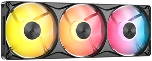 CORSAIR RS360 II ARGB Unified Frame PWM Fans - Daisy-Chain Connectivity - Magnetic Dome Bearing - AirGuide Technology - 8x RGB LEDs per Fan - Zero RPM Mode CORSAIR RS360 II ARGB Unified Frame PWM Fans - Daisy-Chain Connectivity - Magnetic Dome Bearing - AirGuide Technology - 8x RGB LEDs per Fan - Zero RPM Mode